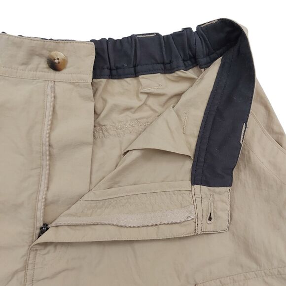 Rei Co-op Convertible Cargo Pants Mens 38x29 Beige Straight Side Zip Outdoor - Picture 4 of 11